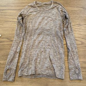 Lululemon Grey Swiftly Top